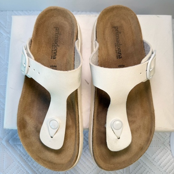 Primadonna Collection Sandals Size 37 White - Picture 3 of 13
